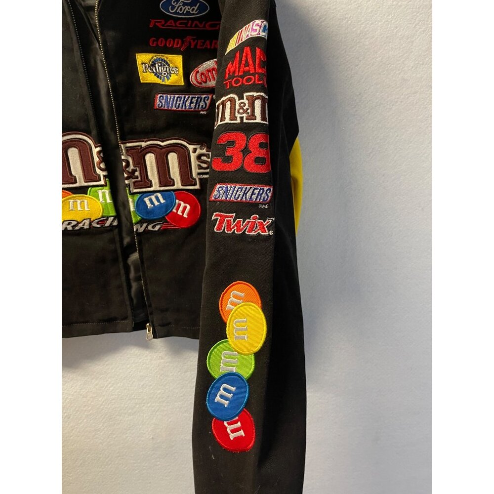 Vintage Nascar M&M Racing Team Jacket #38 Jeff Hamilton Designs Size XL - Picture 7 of 14